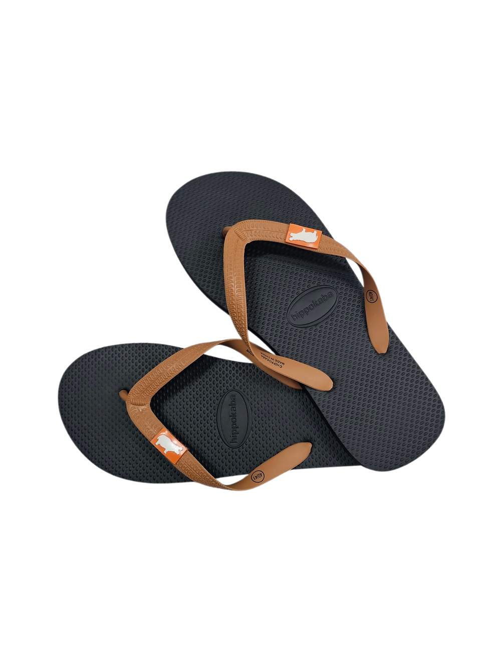 Thumbnail: Hippokaba Classic Series Flip Flops – Mocha Black (M20)