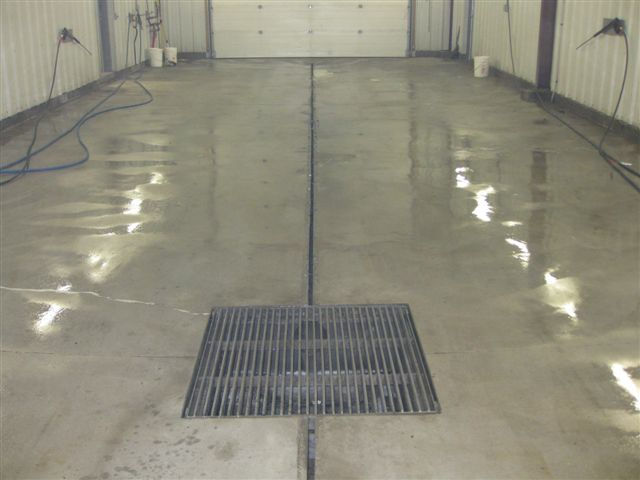 Car wash U-drain Slotted Trench Drain