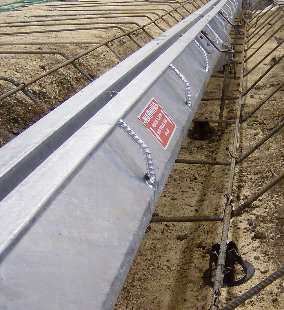 U-drain Commercial Slotted Floor Drain Sections in Rebar