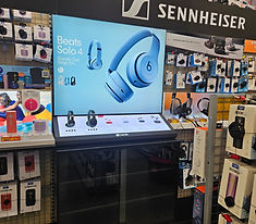 Retail fit out with shelving and display