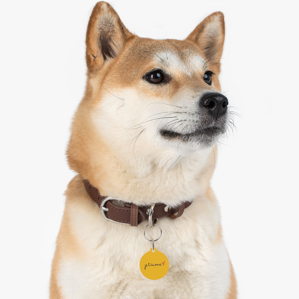Thumbnail: Je t'aime Pet Tag