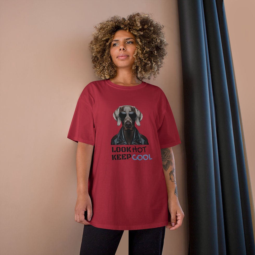 Thumbnail: Cool Weimaraner Champion Dog loves Hooman T-Shirt