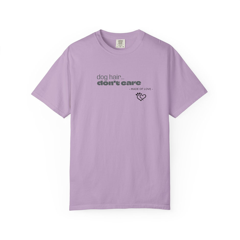 Thumbnail: Dog hair Don't care T shirt