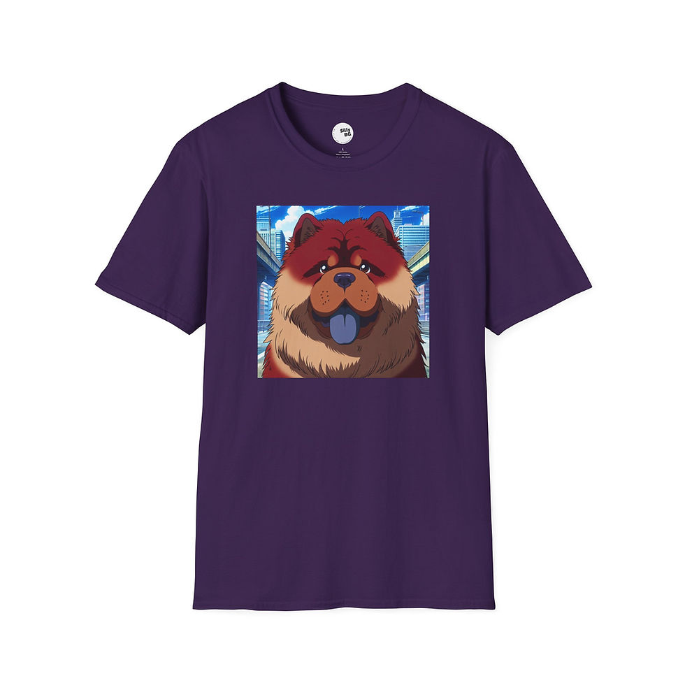 Thumbnail: Chow Chow Unisex T-Shirt Manga Style
