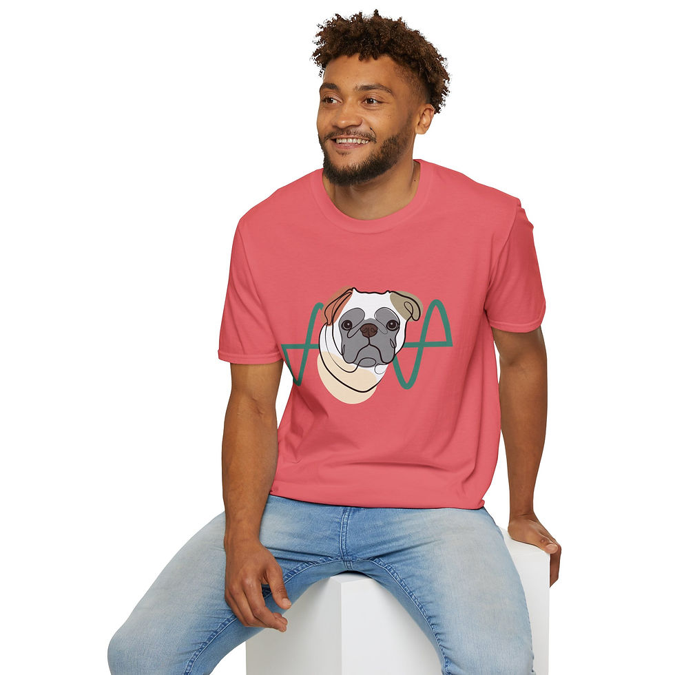 Thumbnail: Pug Unisex Dog Hooman T-shirt