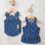 Thumbnail: Denim Dog Dress with D-Ring for Small Dogs