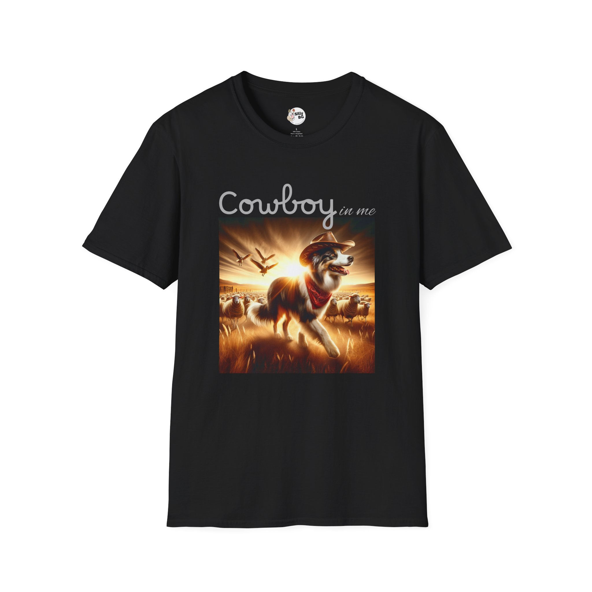 Bordoer Collie Cowboy Tee