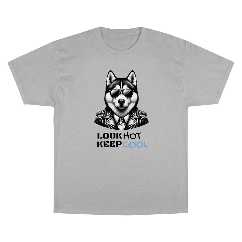 Thumbnail: Cool Husky Champion Dog loves Hooman T-Shirt