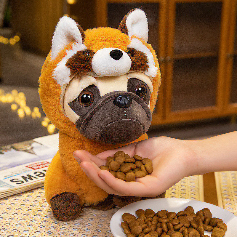 Thumbnail: 22cm Cute Pug Plush Toys