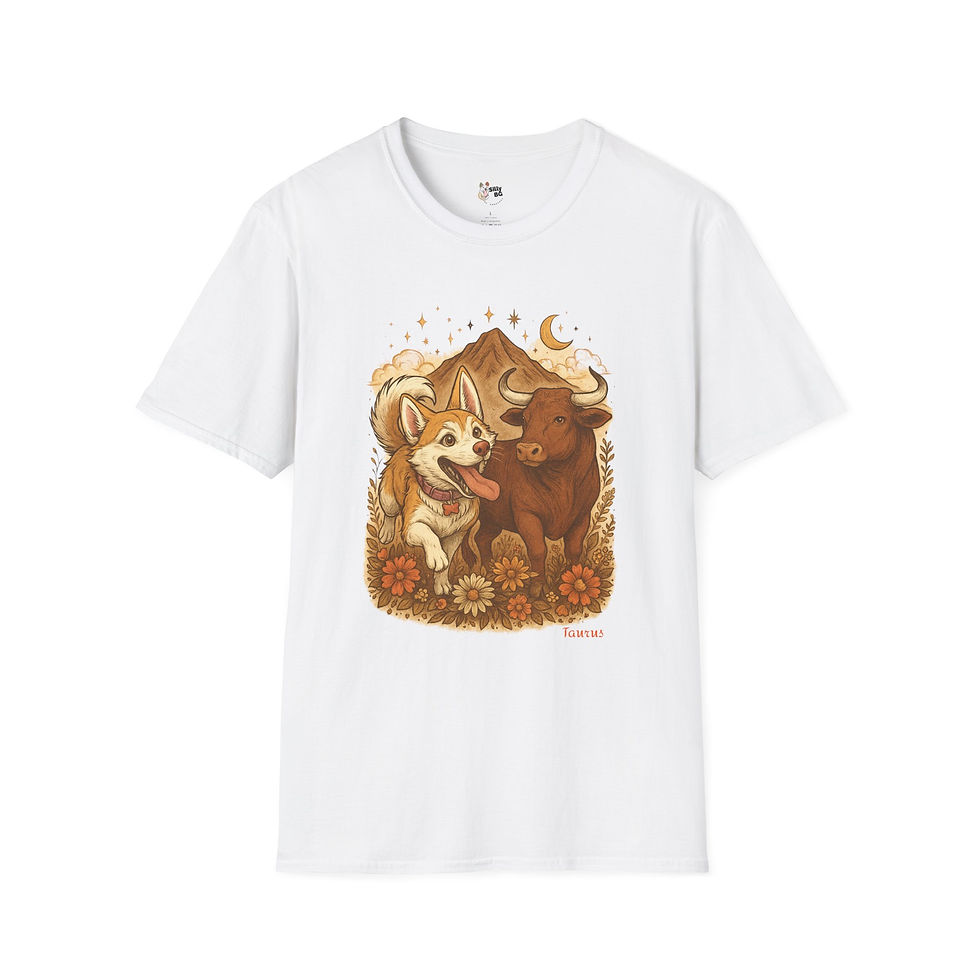 Taurus Silly BG Zodiac Signs Tee