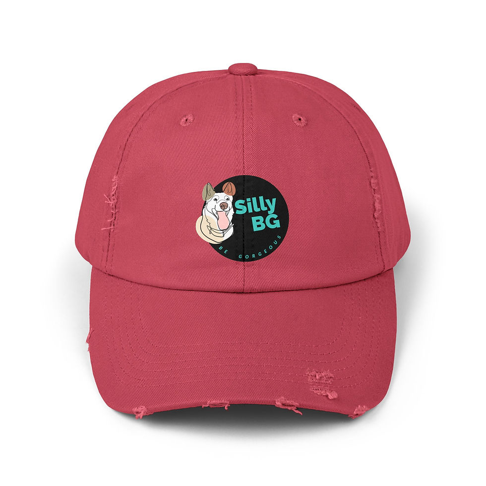 Thumbnail: SILLY BG Unisex Distressed Cap