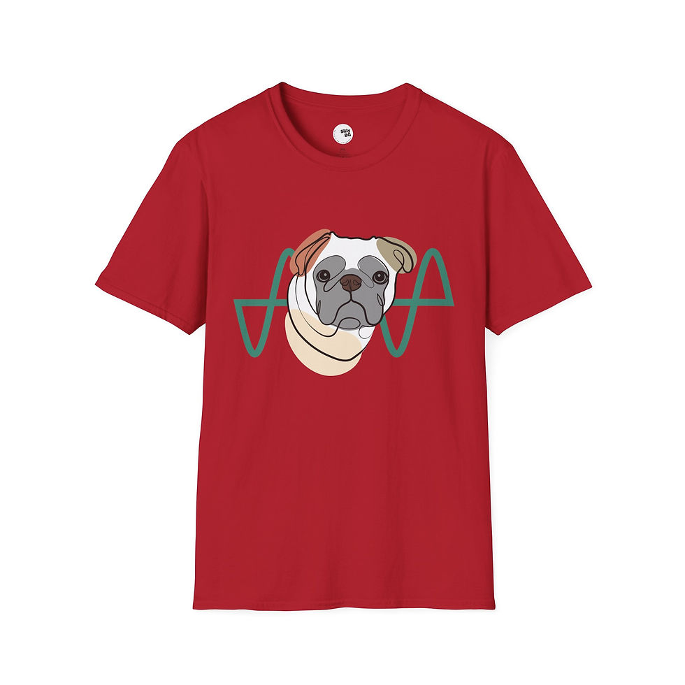 Thumbnail: Pug Unisex Dog Hooman T-shirt