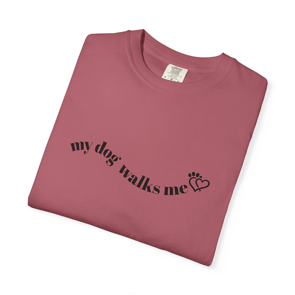 Thumbnail: My Dog walks me T-shirt