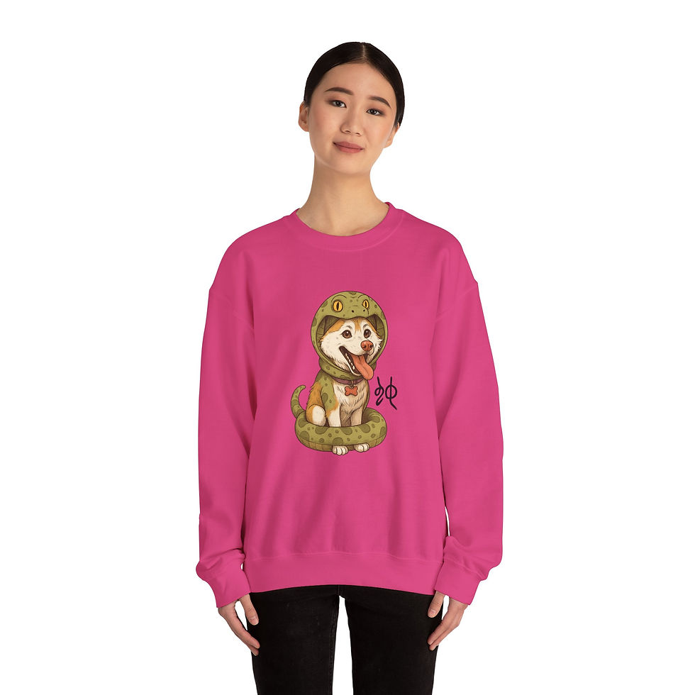 Thumbnail: Year of the Snake sweatshirt | Chinese Zodiac Snake design 壽與蛇長