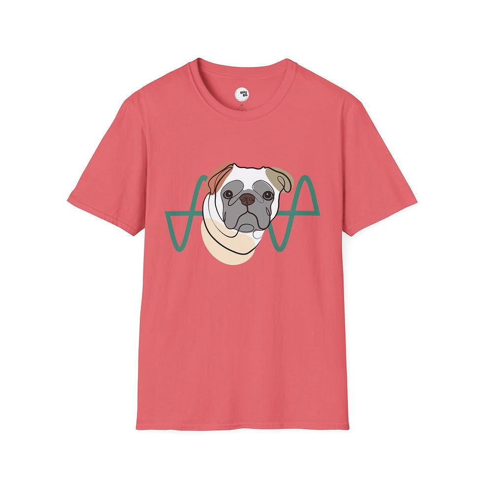Thumbnail: Pug Unisex Dog Hooman T-shirt