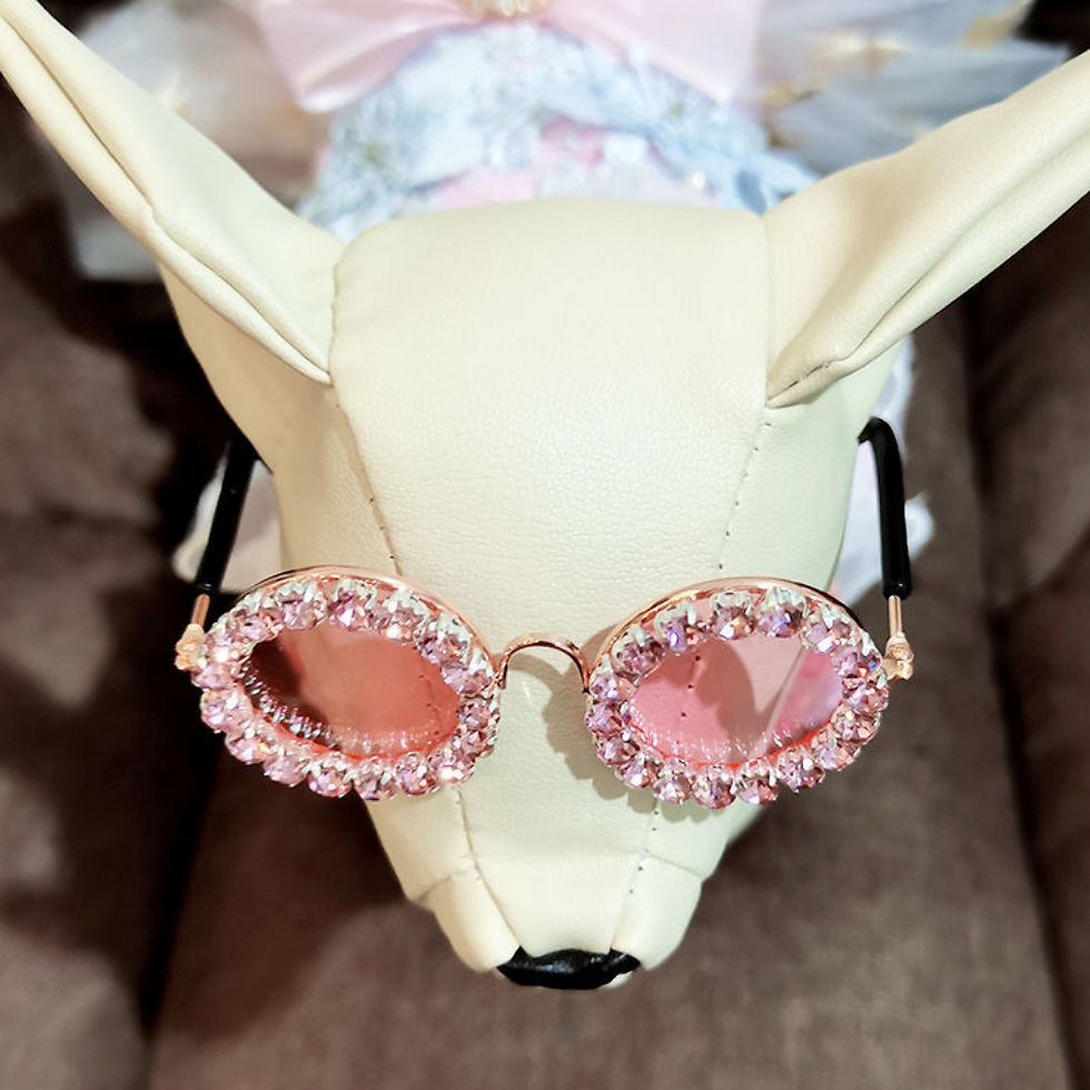Thumbnail: Pet Rhinestone Sunglasses for Cats & Dogs
