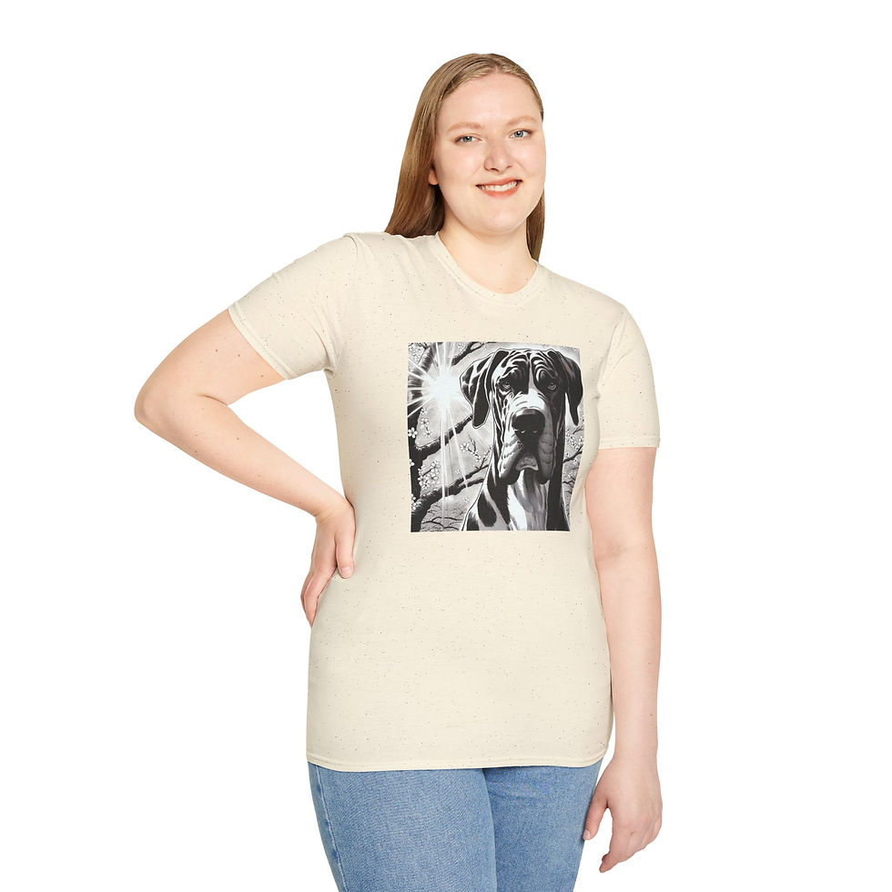 Thumbnail: Great Dane Unisex T-Shirt Manga Style