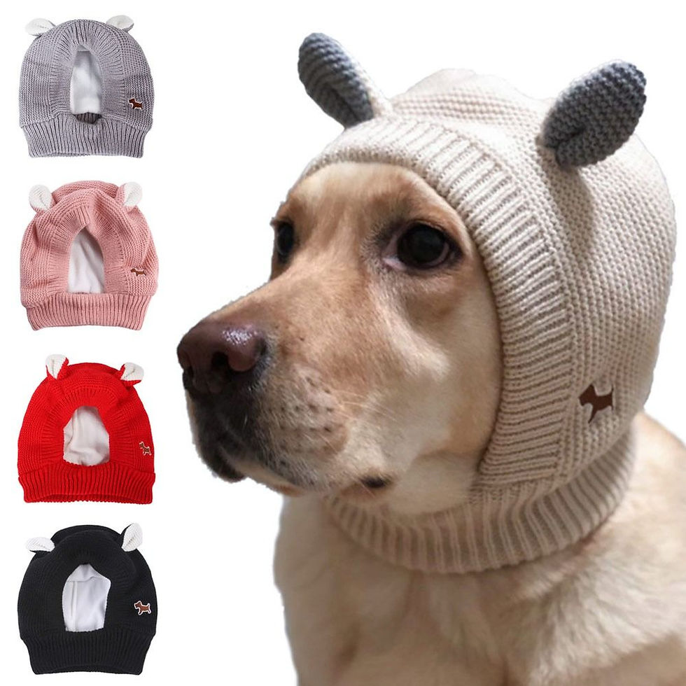 Dog Anxiety Relief Knitted Hat