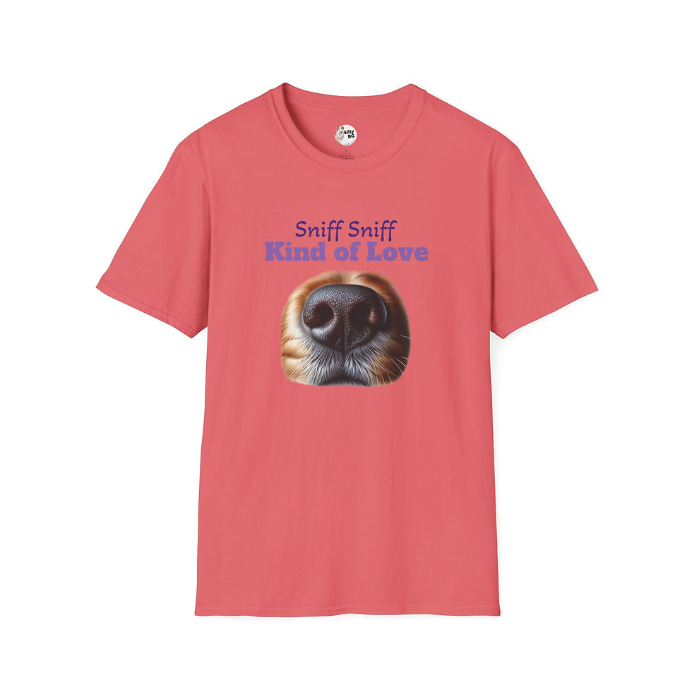 Thumbnail: 'Sniff Sniff Kind of Love' - Unisex Softstyle T-Shirt Dog Lover Tee