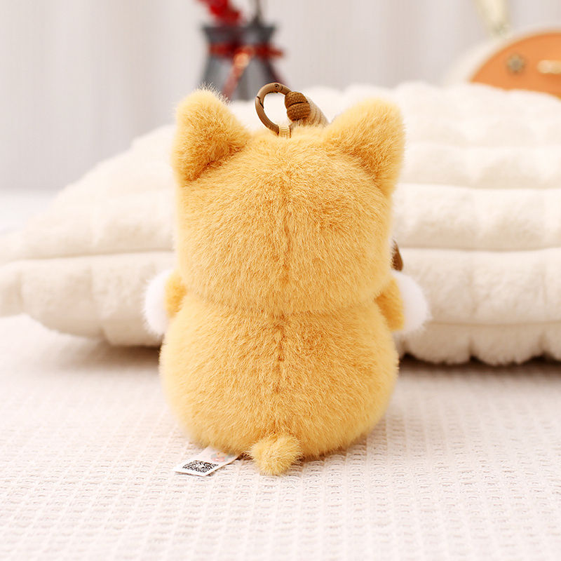 Thumbnail: Kawaii Puppy Plush Key Ring