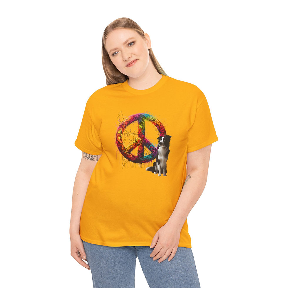 Thumbnail: Peace with Border Collie T-Shirt