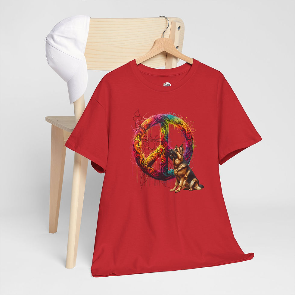 Thumbnail: Peace with German Shepherd T-Shirt
