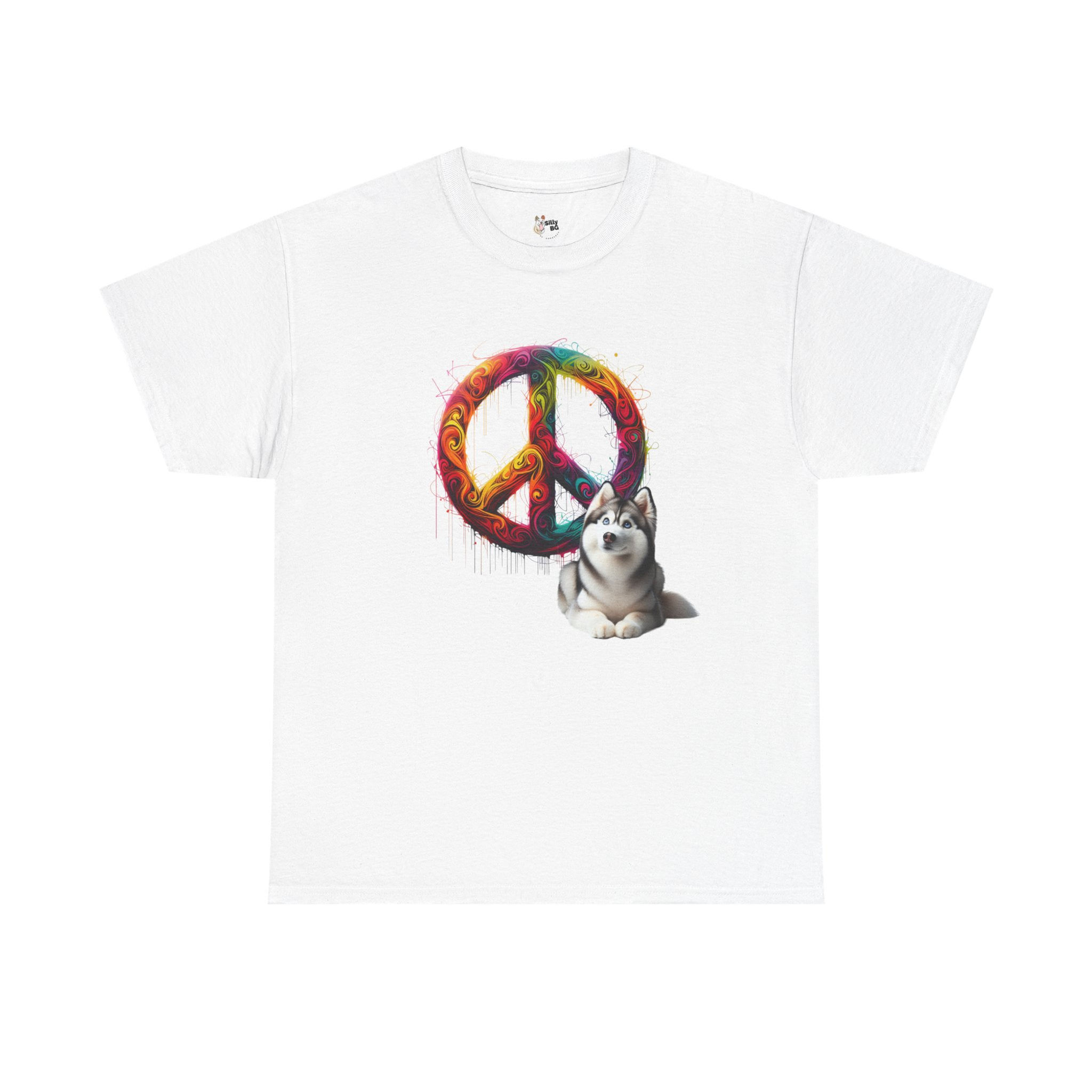Peace with Husky T-Shirt