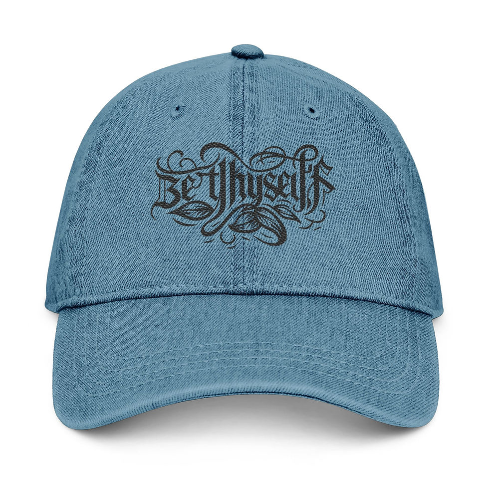 Thumbnail: Embroidered Denim Hat