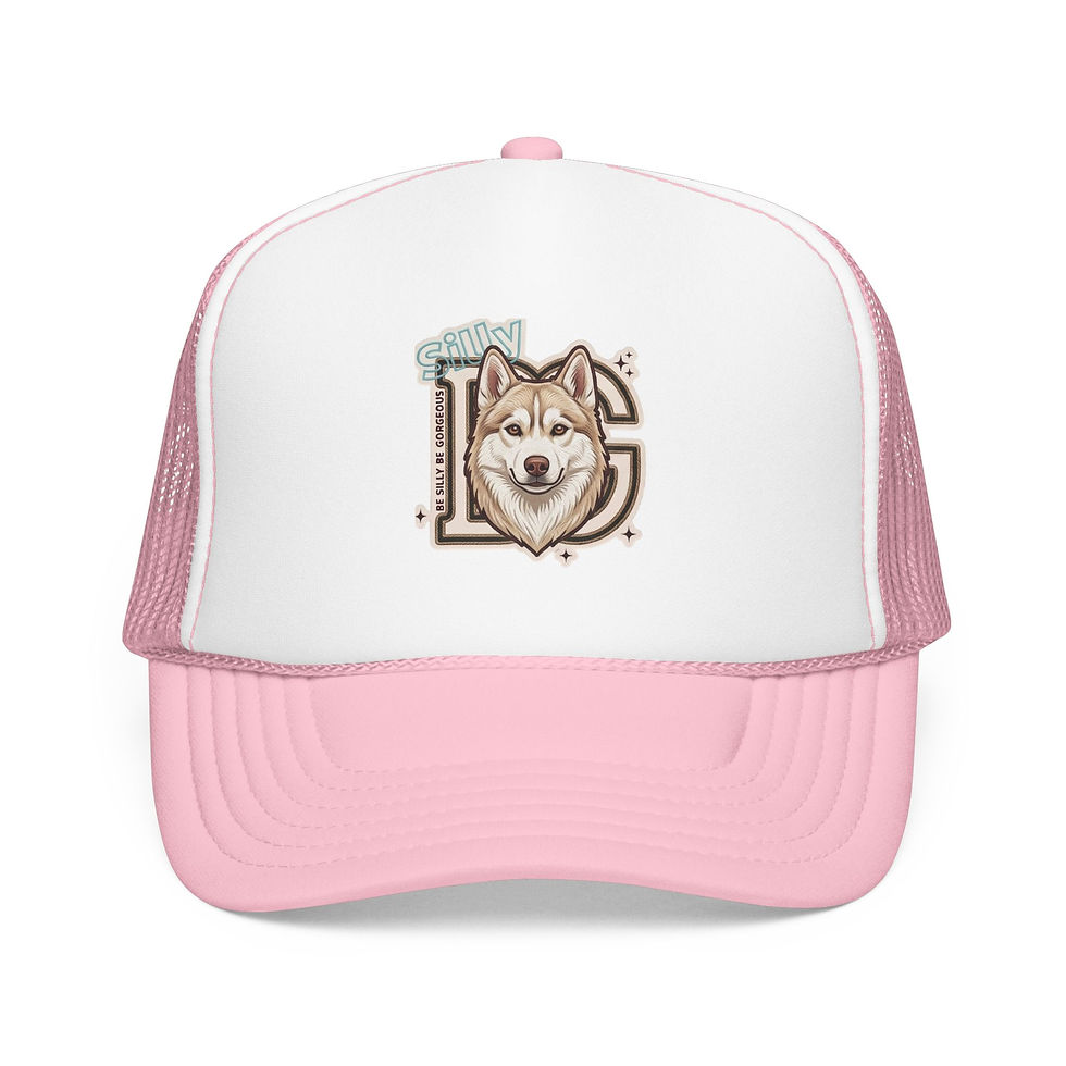 Thumbnail: Siberian Husky Trucker Hat | Dog Logo Cap