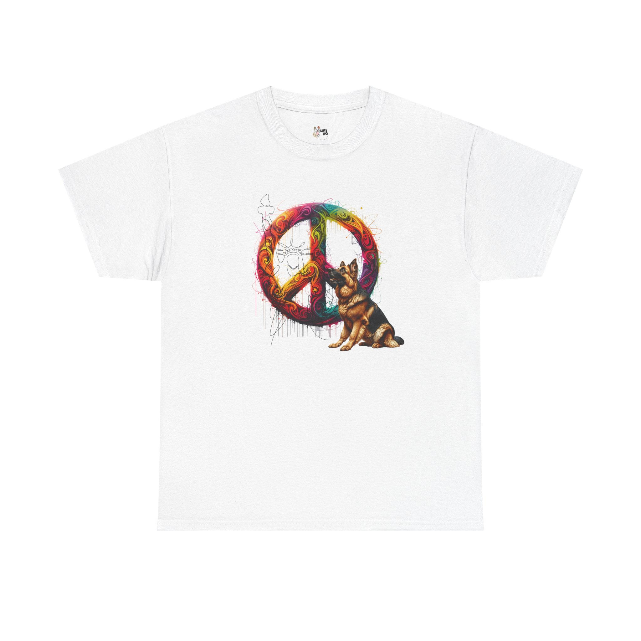 Peace with German Shepherd T-Shirt