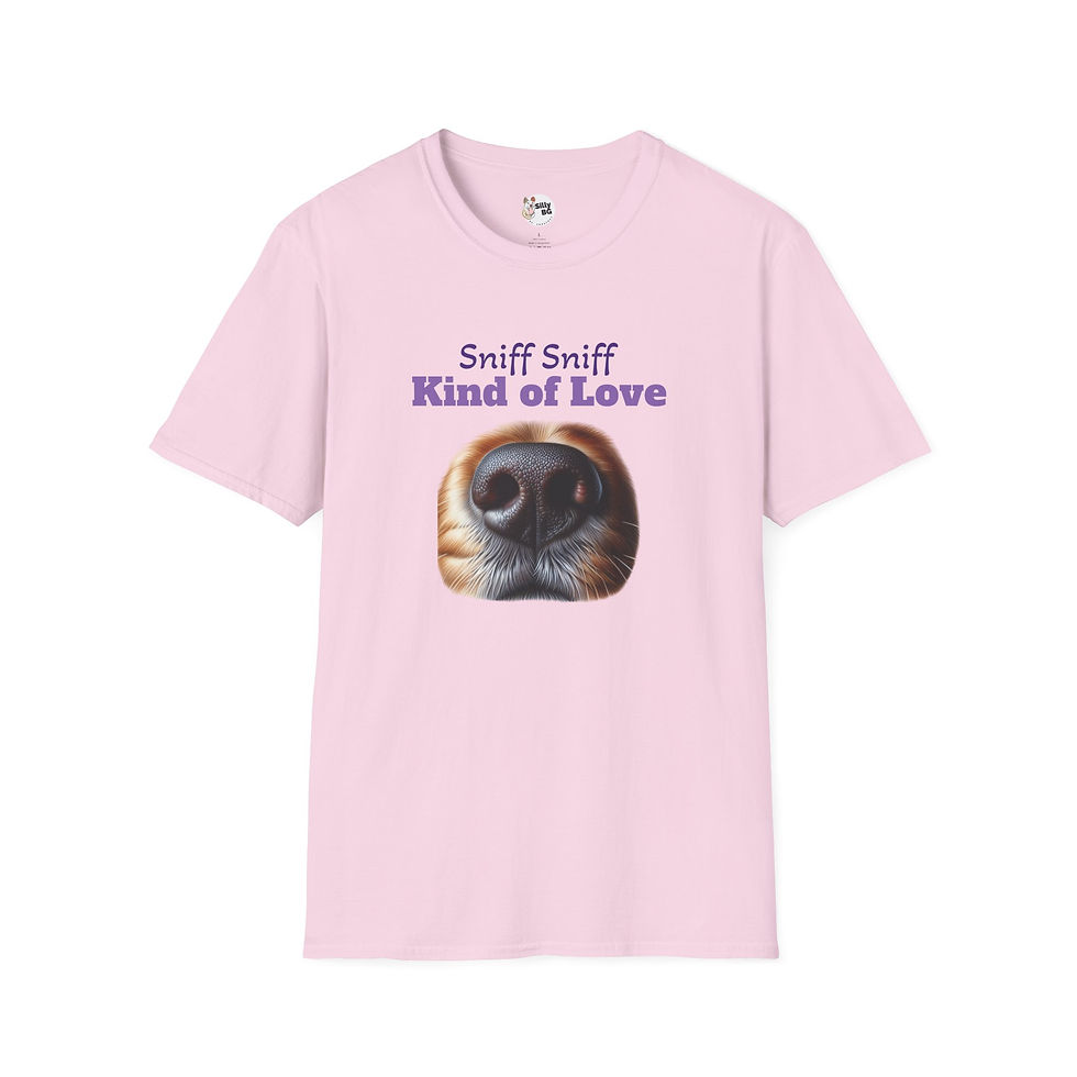 Thumbnail: 'Sniff Sniff Kind of Love' - Unisex Softstyle T-Shirt Dog Lover Tee