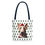 Thumbnail: Bull Terrier Santa Tote Bag