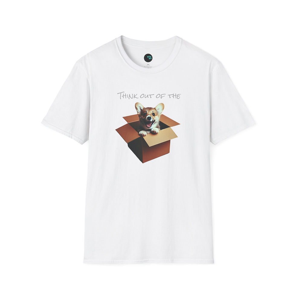 Thumbnail: Think out of the Box Unisex Dog Hooman Softstyle T-Shirt