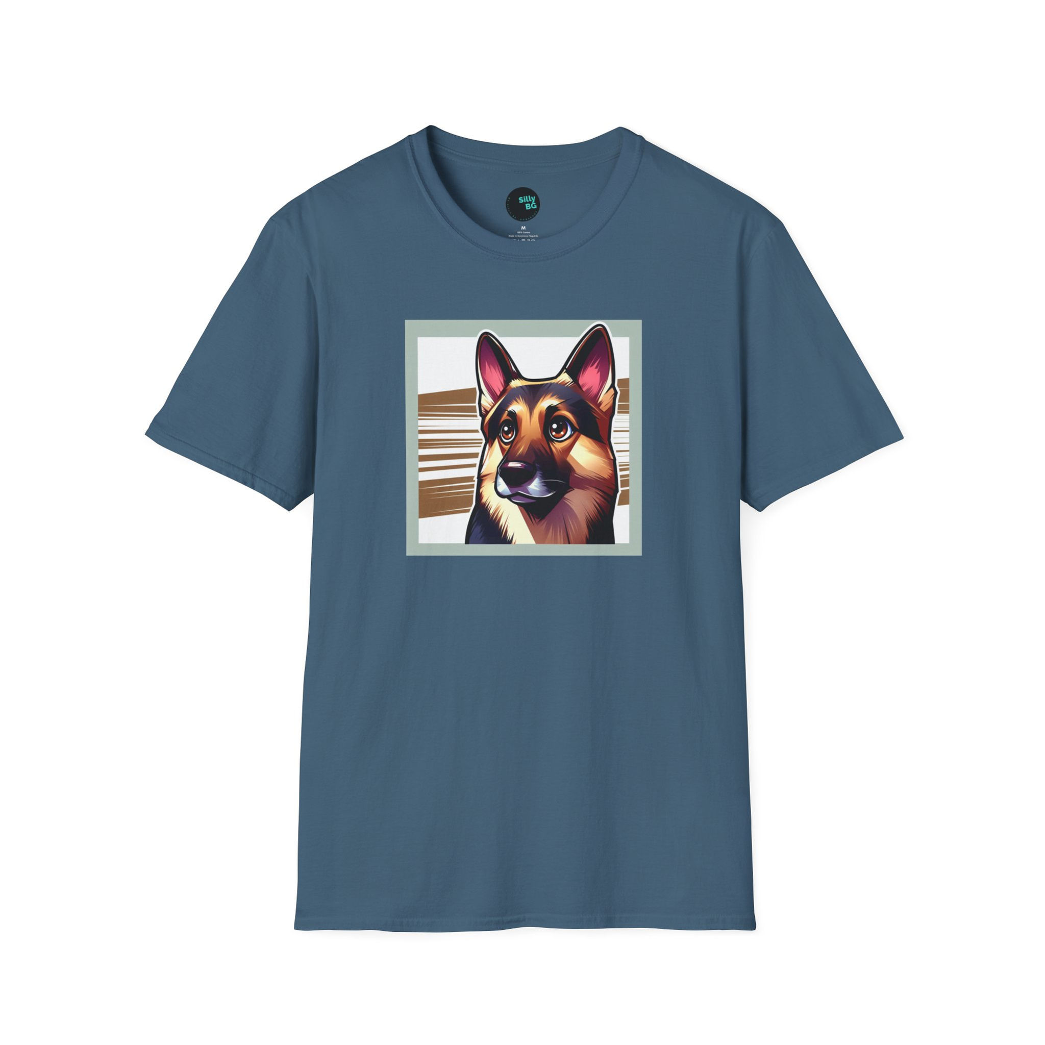 German Shepherd Unisex T-Shirt Manga Style