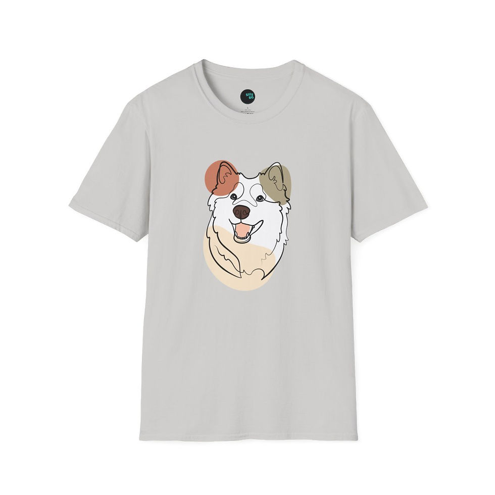 Thumbnail: Alaska Malamute Unisex Dog Hooman Softstyle T-Shirt