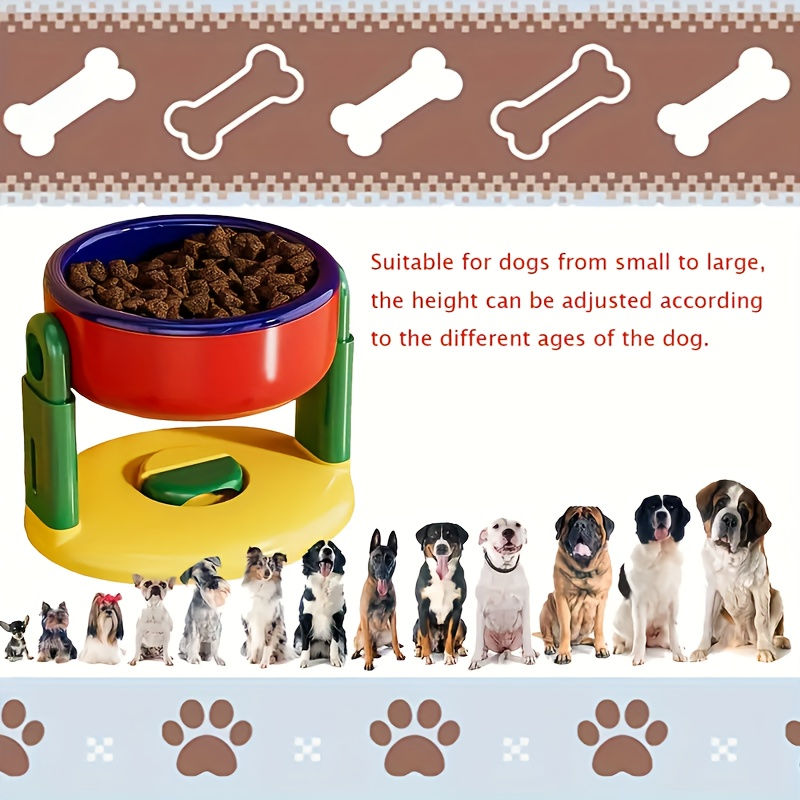 Thumbnail: Height-adjustable Dual-purpose Water and Food Bowl for Cats and Dogs