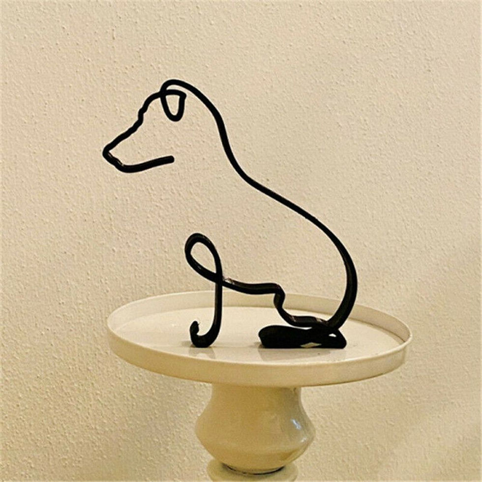 Thumbnail: Iron Stylish Dog Sculptures