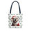 Thumbnail: Bulldog Santa Tote Bag