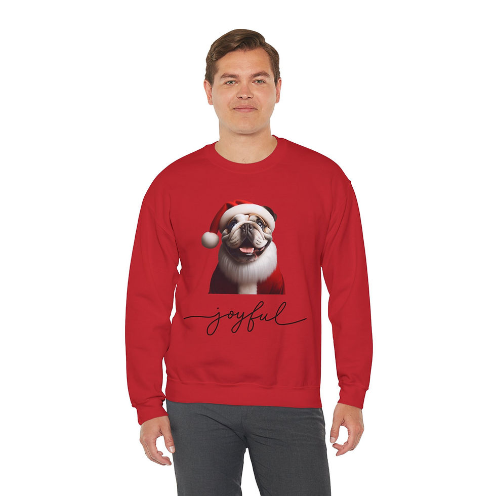 Thumbnail: Pretty Bulldog Christmas Sweater 