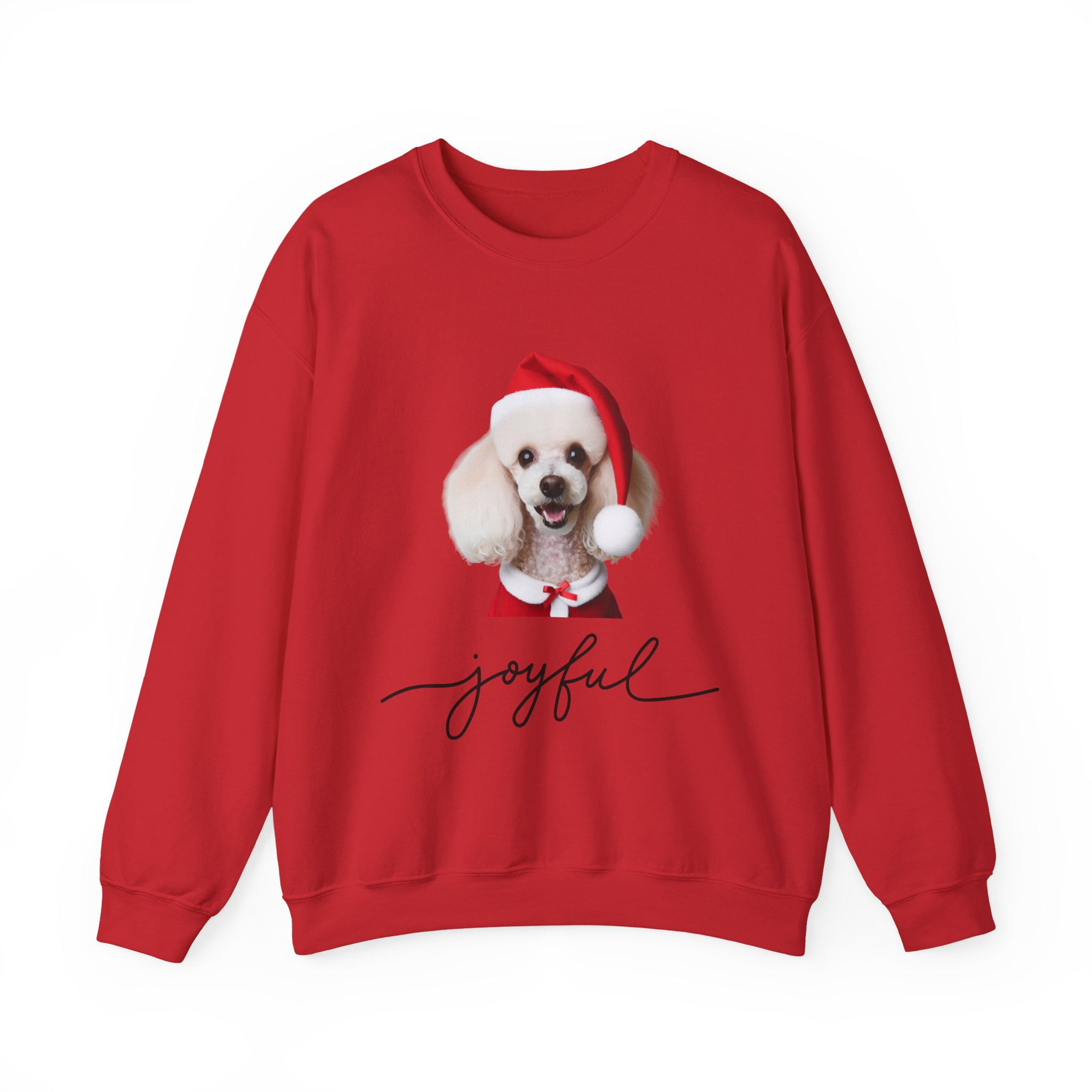 Pretty Poodle Christmas Sweater 