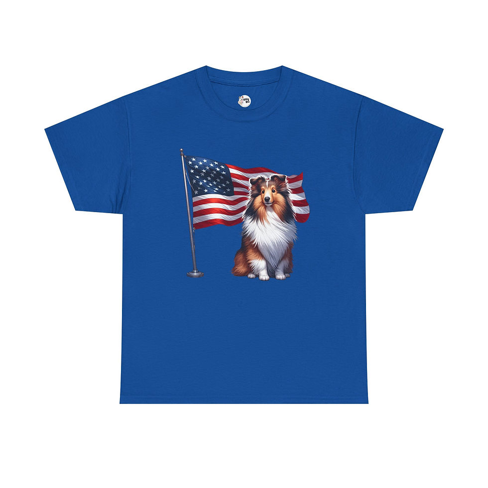 Thumbnail: Patriotic Sheltie Unisex Tee