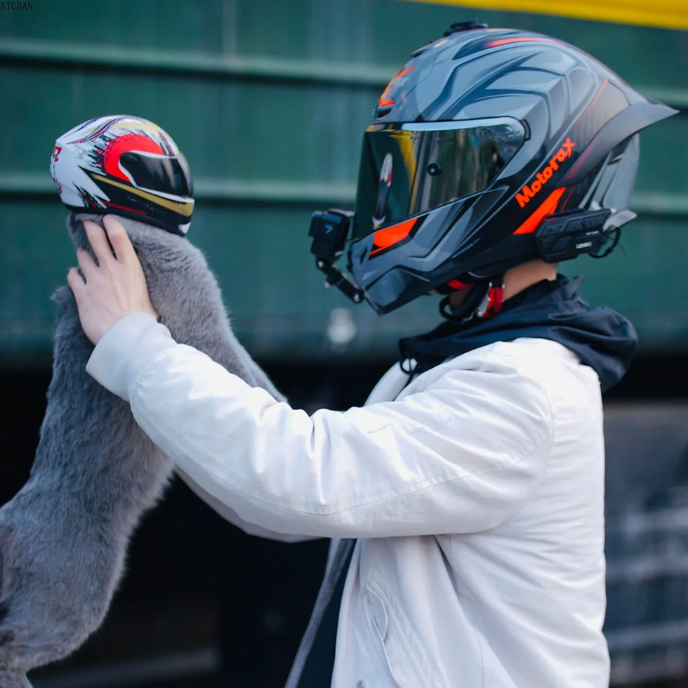 Thumbnail: Pet Mini Motorcycle Helmet