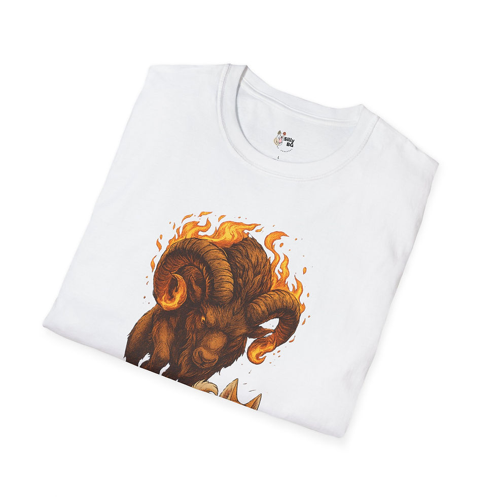 Aries Silly BG Zodiac Signs Tee