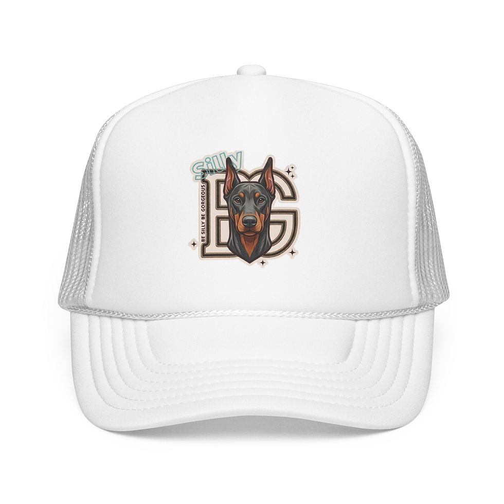 Thumbnail: Doberman Trucker Hat | Dog Logo Cap