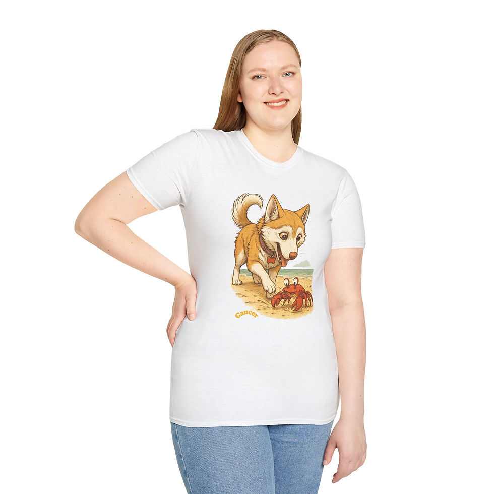 Thumbnail: Cancer Silly BG Zodiac Signs Tee