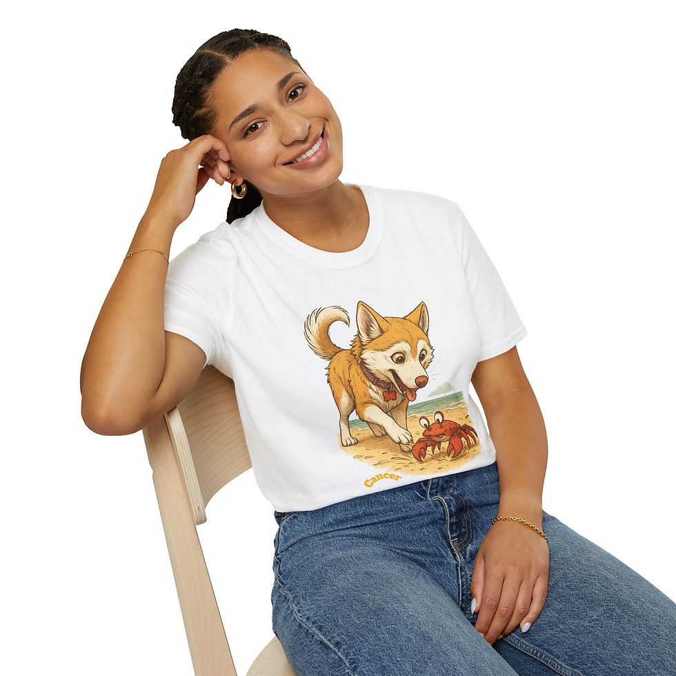 Thumbnail: Cancer Silly BG Zodiac Signs Tee