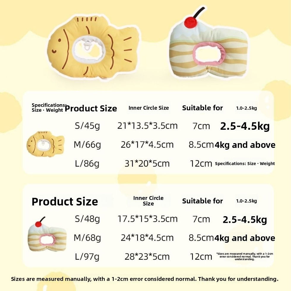 Thumbnail: Fish Shape Soft Adjustable Anti Lick Recovery Collar for Puppy and Cat