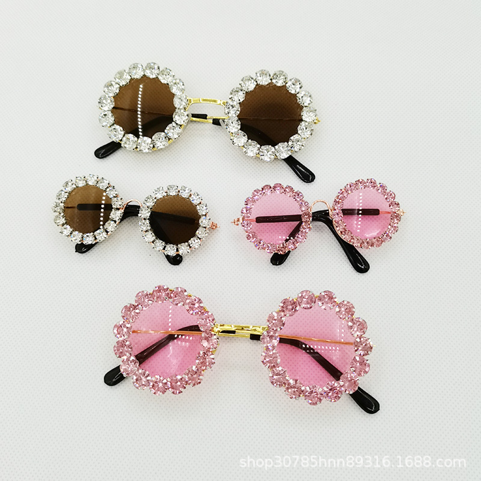 Thumbnail: Pet Rhinestone Sunglasses for Cats & Dogs