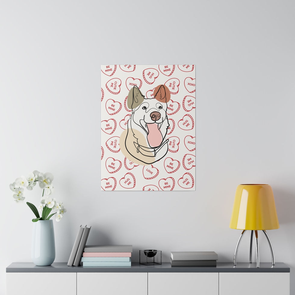 Silly BG Matte Canvas