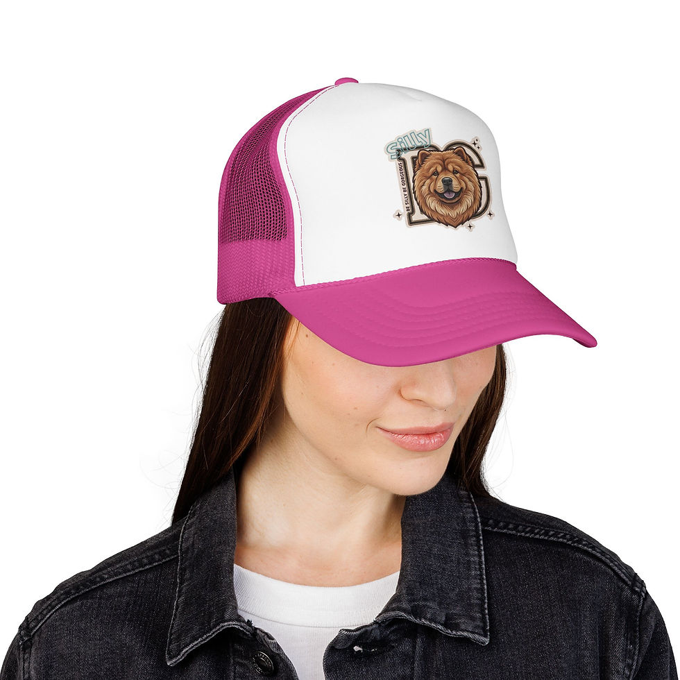 Thumbnail: Chow Chow Trucker Hat | Dog Logo Cap